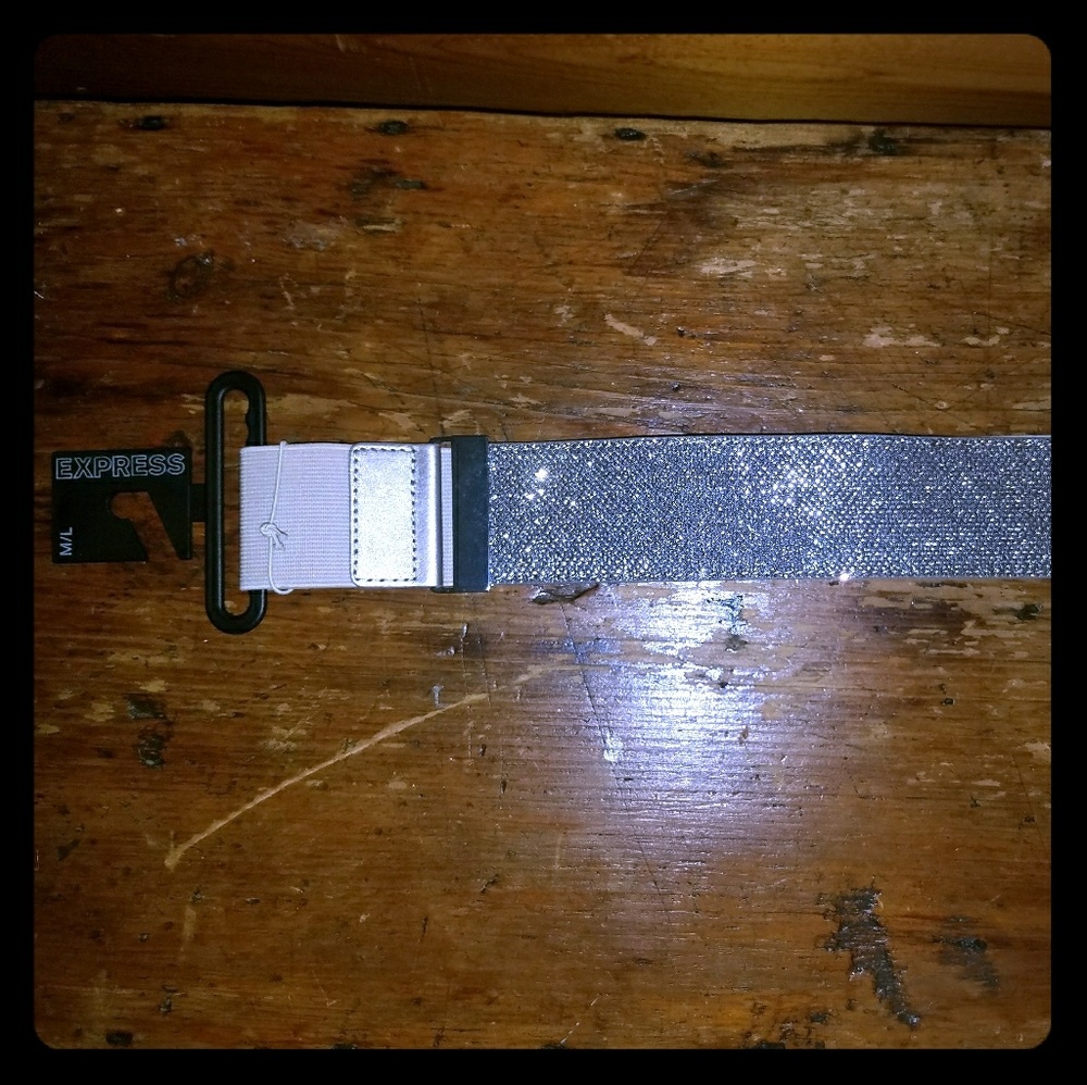 Express tan dress belt
